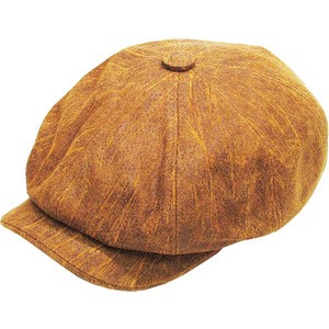 Genuine Leather Newsboy Cap | Outdoor Sports Hats For Men Women