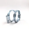 German Type Worm Drive Hose Clamp high quality adjustable clamping screw reinforced stainless steel hose clamp