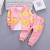 Import Girls Winter Spring cotton smiling sunflower sweat suit 3 pieces baby kids clothing children clothes set newborn wholesale from China