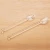 Import glass factory wholesale small beautiful honey tea glass spoon from China