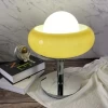 Glass Table Lamp Fried Egg Fog & Morup Denmark 1940s