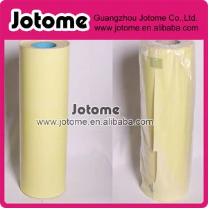 Glitter vinyl sticker for heat transfer , yellow garment glitter transfer vinyl film