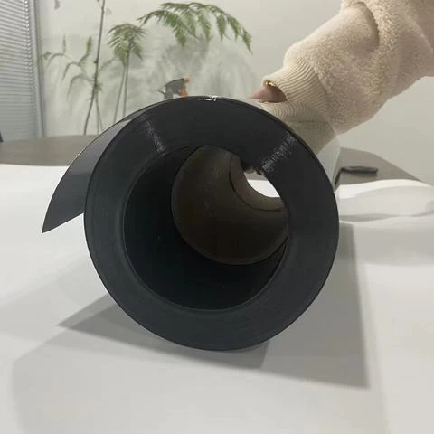 Glossy/matte pvc dark color rolls 0.5mm black pvc roll  For Thermoforming Tray Packing