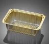 Gold color plastic disposable sweet inner mooncake tray