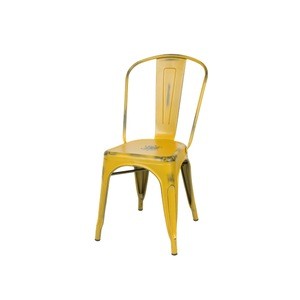 good quality industrial vintage metal chair in distressed finish