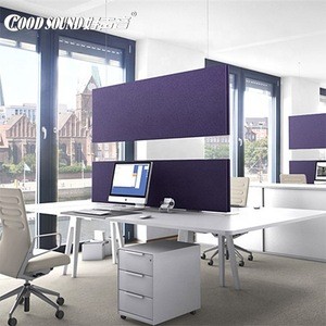 GOODSOUND polyester fiber office desk partition acoustic desk divider screen soundproof