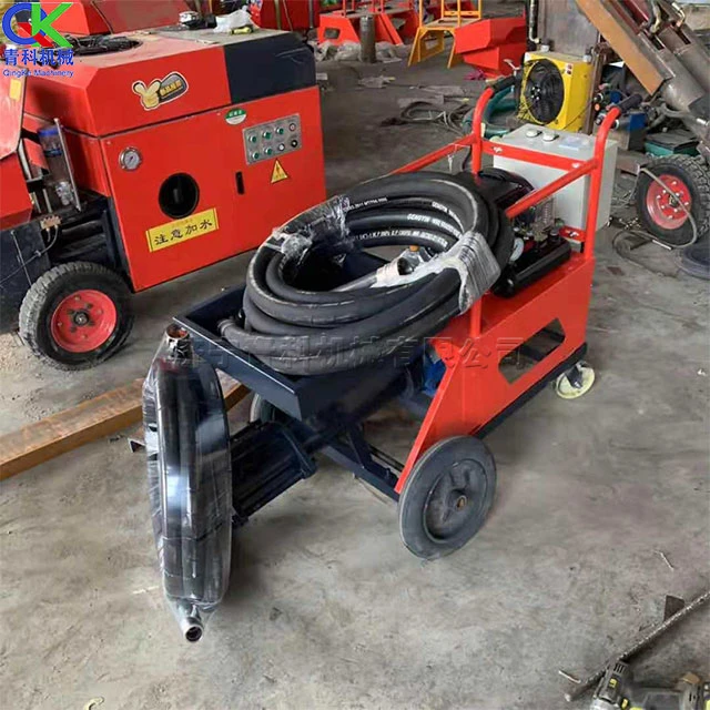 GRC glass fiber cement mortar indoor exterior wall  Pressure Airless Cement  Concrete Mortar decoration powder spraying machine