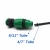 Import Green Pipe Fitting Tap Adaptor Connector Plastic Gardening Water Hose Garden 4/7mm from China