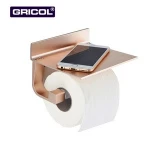 Gricol Multifunction Space Aluminum Bathroom Phone Metal Toilet Paper Holder