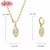 Import Guangzhou Artificial Jewelry Cheap Price Indian Bridal 18K Gold Plated Jewelry Sets from China