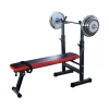 Gym Fitness Equipment Weightlifting Bed Foldable Multifunctional Adjustable Bench Press Barbell bench