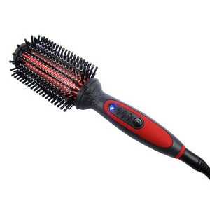 Hair Straightening Brush Irons Handheld Electric Fast Hair Smooth Straightener Comb