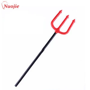 Halloween Cosplay Party Children Toy Plastic Weapon Trident Ax Death Sickle Halloween Simulation Weapon /