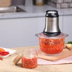 hand manual slap chop mini food chopper  food processor
