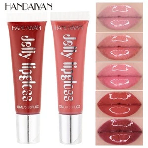 HANDAIYAN Candy Jelly Liquid Lipstick Cream Lip Enhancement Liquid Lip Gloss Gel Moisturizing Shiny Lip Blam Cosmetics Tool