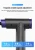 Import Handheld Cordless Deep Tissue Fascia Gun Machine Vibration Therapy 30 Speeds Muscle Massage Gun With LCD Screen from China