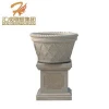 Handmade Best Sculpture Marble Garden Flowerpot Small Large Stone Vases