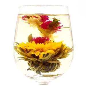 Handmade Fujian Flower Blooming Tea Balls Chinese Blooming Tea Flowering Blooming Flower Tea