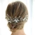 Import Handmade Silver Hair Pins Clip Bridal Headpiece Porcelain Blossom Accessories Hair Fork Pin Wedding Dress Jewelry from China