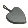 Heart shape cast iron mini fry pan