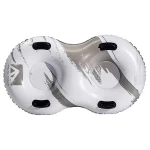 Heavy Duty Pvc Double Seat Snow Tube Inflatable Sledge