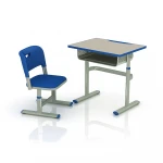 Height Adjustable School Furniture Student Table And Chairs Modern Classroom Environmental Furniture Set