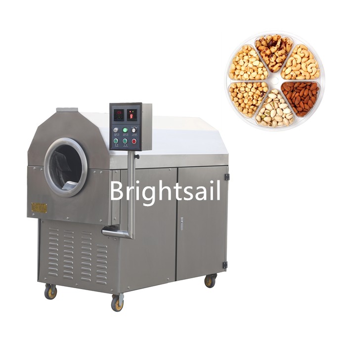 High benefit nuts pistachio heating black pepper spices roasting machine