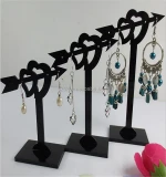 high elegant beautiful acrylic ring and earring jewelry display stand