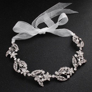 High-end pearl rhinestone bridal tiara wedding dress accessories banquet bridal headdress