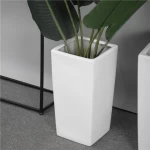 High-end product quadrate natural large wholesale selected quality ceramic white pot