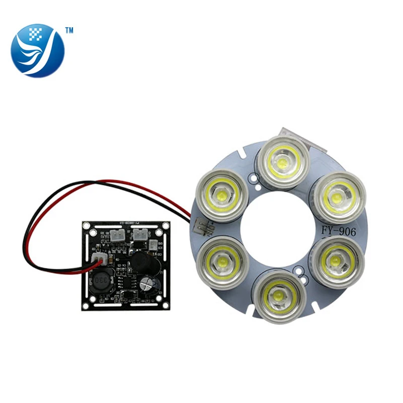 High Power 4 PCS White Light Arrays Illuminated Plate in CCTV Accessories