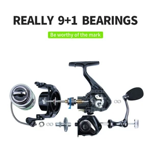High Quality 9+1 BB Double Spool Fishing Reel 5.2:1 Gear Ratio High Speed Carp  fishing rod reel for saltwater