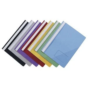 High quality business stationery A4 PVC plastic report cover swing clip report file