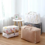 High quality clothes organizer folding durable large capacity blanket quilt storage bag