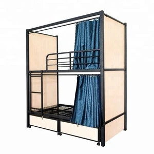 Bunk Bed With Storage Locker, Hostel Bunk Beds Manufacturers