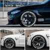 High quality creative 3D racing car tyre decals stickers in white