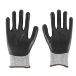High Quality Customizable Cut Level 5 HPPE Hand Protection Nitrile Cut Resistant Safety Gloves