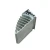 Import High quality customized square industrial aluminium radiator profile solid heat sink from China