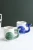 High quality daily office use green mug with the whale tail handle for drinking