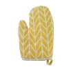 High quality fashion yellow color good quality custom oven mitts  oven gloves wholesale