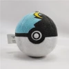 High Quality Free Sample Cheap and Lovely Plush Pokeball Keychain