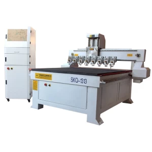 High quality glass processing machinery for 10mm thickness bathroom glass mirror cutter multi heads cnc glass cutting machine