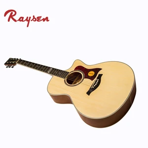 High Quality Guitars 41 Inch D Shape Spruce And Basswood Acoustic Guitar