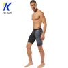 High quality men workout running compression custom fashion print bodybuilding tight shorts