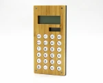 High Quality Natural Bamboo Citizen Calculator scientific calculator in 12 digital real bamboo craftwork