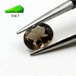 high quality natural smokyt quartz Oval shape 4X5mm loose gemstone