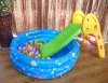 High quality ocean ball pool and plastic foldable small slide for children