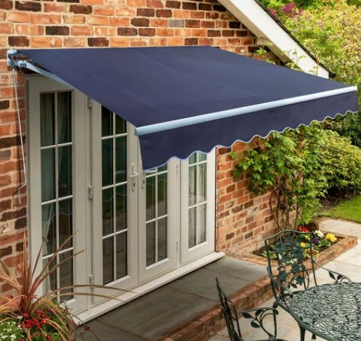 High-quality outdoor balcony retractable canopy shade can be customized in various colors and sizes