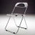 Import High Quality Outdoor Folding Chair White Transparent Plastic Chairs Dining Chairs For Restaurant from China