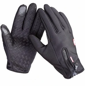 high quality Printed palm with touch winter and ski gloves